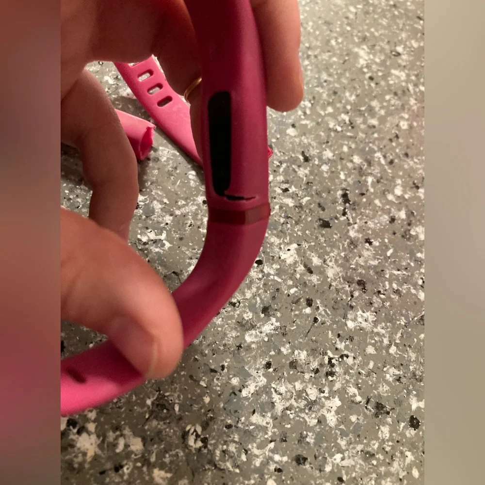 Fitbit Flex Health Activity Bluetooth Tracker, Large Small Pink Band & Charger